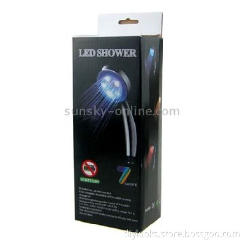 ENKAY RC-9816, Jump Change Seven Colors 5-LED Shower Head